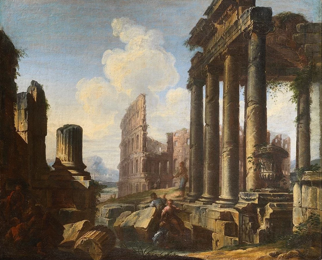 Capriccio con il Colosseo e rovine